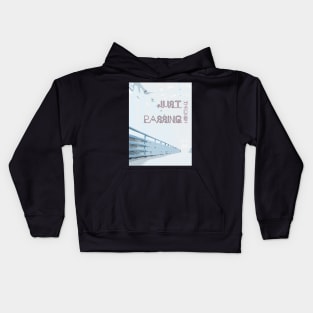 Liminal Space Just Passing Through Kids Hoodie